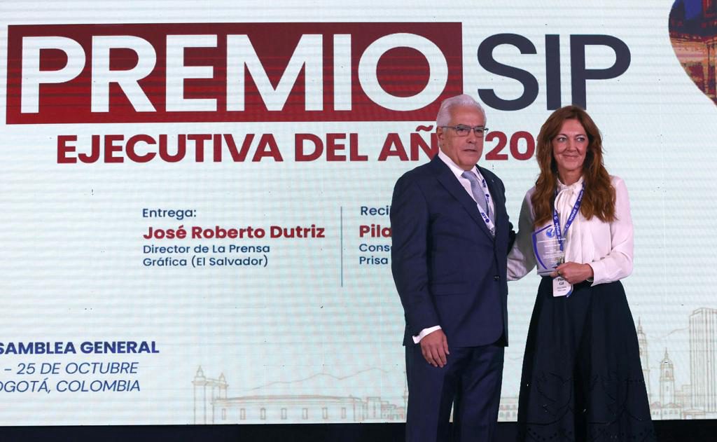 La SIP entrega a Pilar Gil el Premio Ejecutiva del Año por su liderazgo de Prisa Media