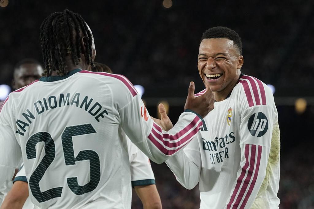 0-1. Mbappé adelanta al Real Madrid de rebote