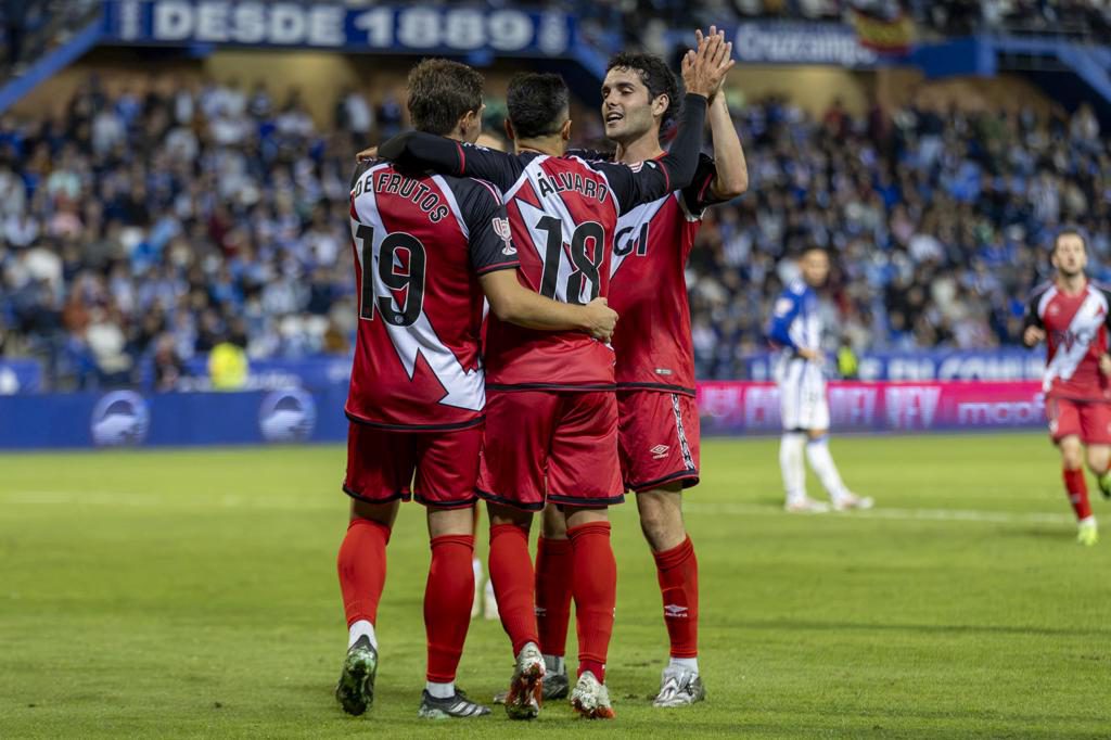 2-3. El Rayo sufre muchísimo para derrotar a un Recre con 10 en la prórroga