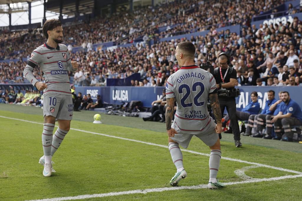 0-2. Un efectivo Atlético de Madrid supera al Levante y asalta el liderato de LaLiga