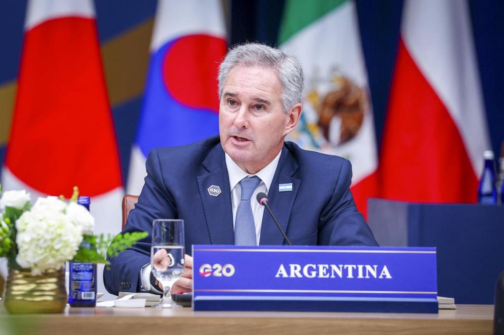 Canciller Quirno destaca «alianza estratégica» de Argentina con Estados Unidos